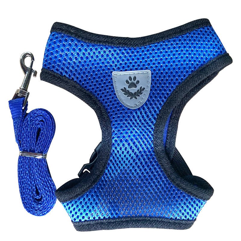 Dog Chest Harness and Leash - Chiens Royaux