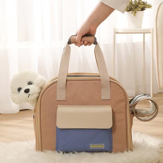 Dog transport bag | Hands - Free Comfort - Chiens Royaux