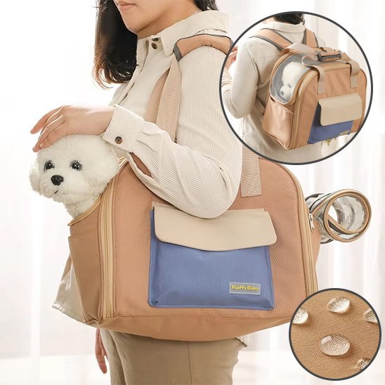 Dog transport bag | Hands - Free Comfort - Chiens Royaux