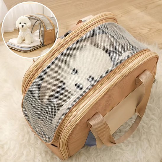 Dog transport bag | Hands - Free Comfort - Chiens Royaux