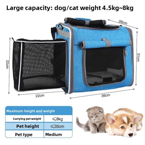 Expandable Dog Bike Basket - Chiens Royaux