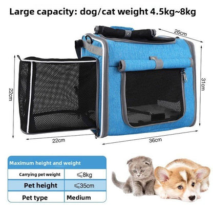 Expandable Dog Bike Basket - Chiens Royaux