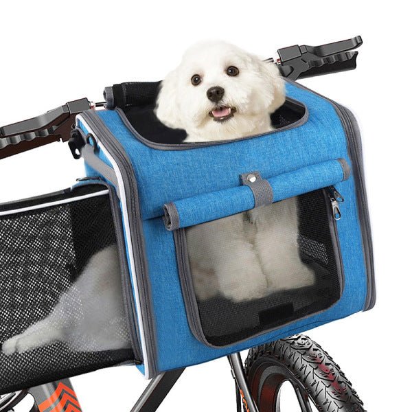 Expandable Dog Bike Basket - Chiens Royaux