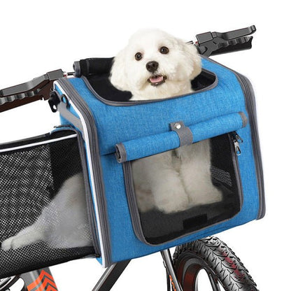 Expandable Dog Bike Basket - Chiens Royaux