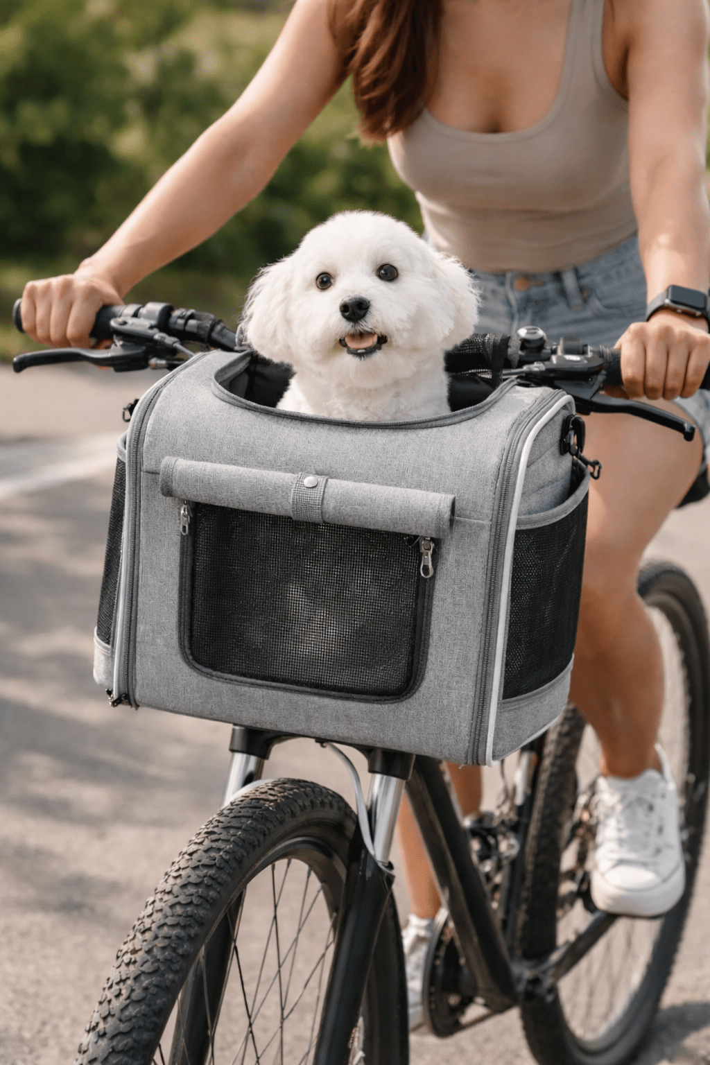 Expandable Dog Bike Basket - Chiens Royaux
