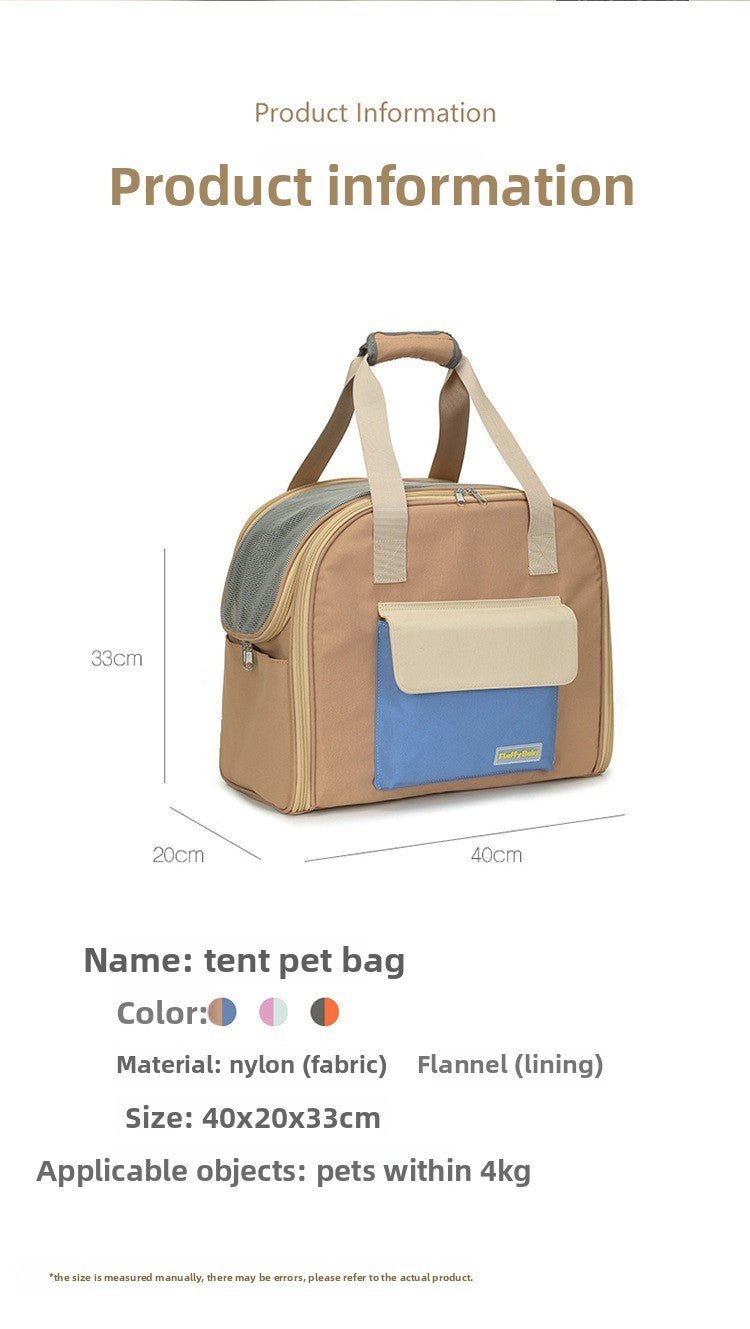 Expandable Dog Carrier Bag - Chiens Royaux