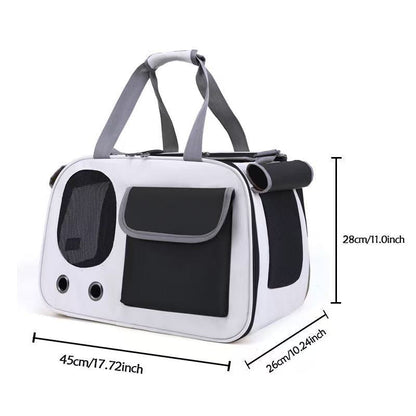 Foldable Dog Carrier Bag - Chiens Royaux